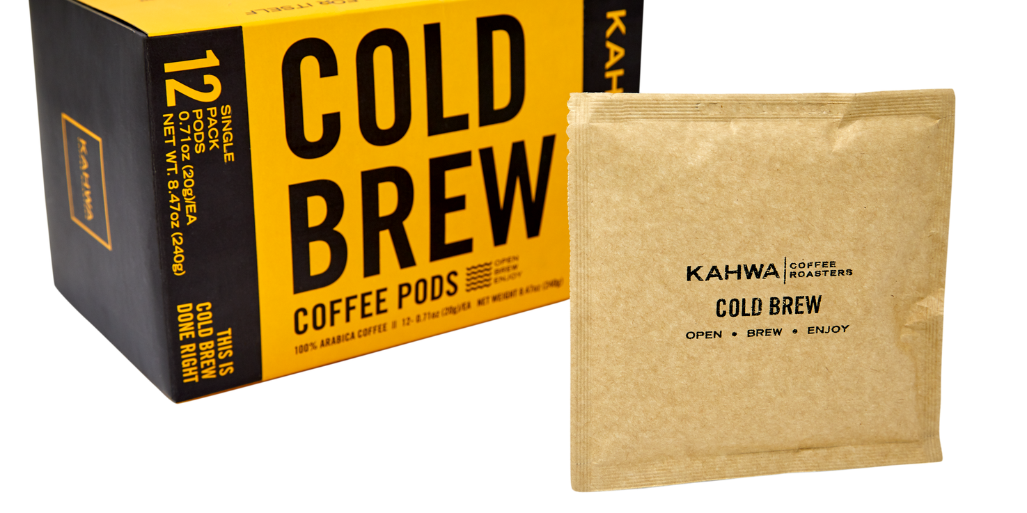 Kahwa Coffee Cold Brew Pods Instructions