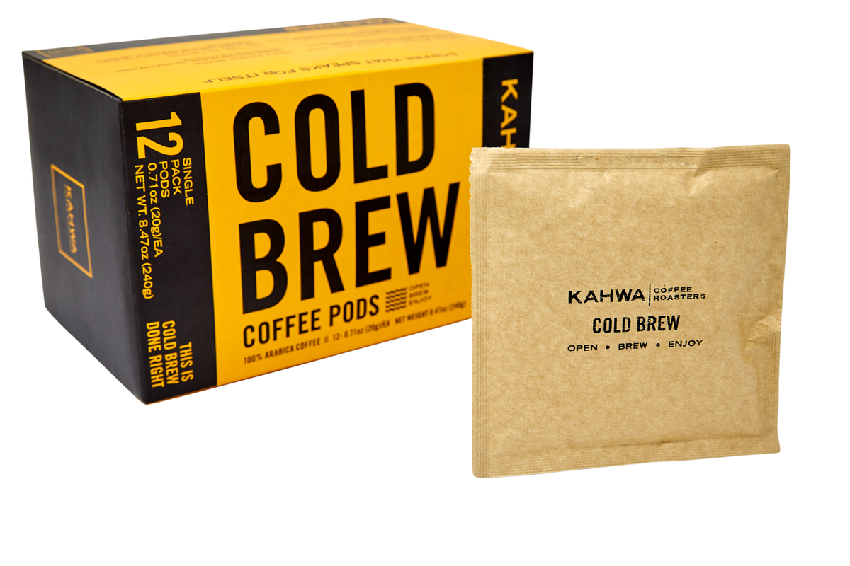Kahwa Coffee Cold Brew Pods Instructions