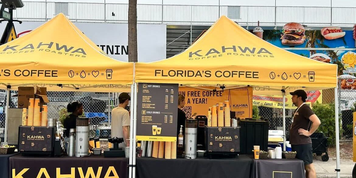 Kahwa Coffee featured at the 20th Annual Grand Prix of St. Petersburg