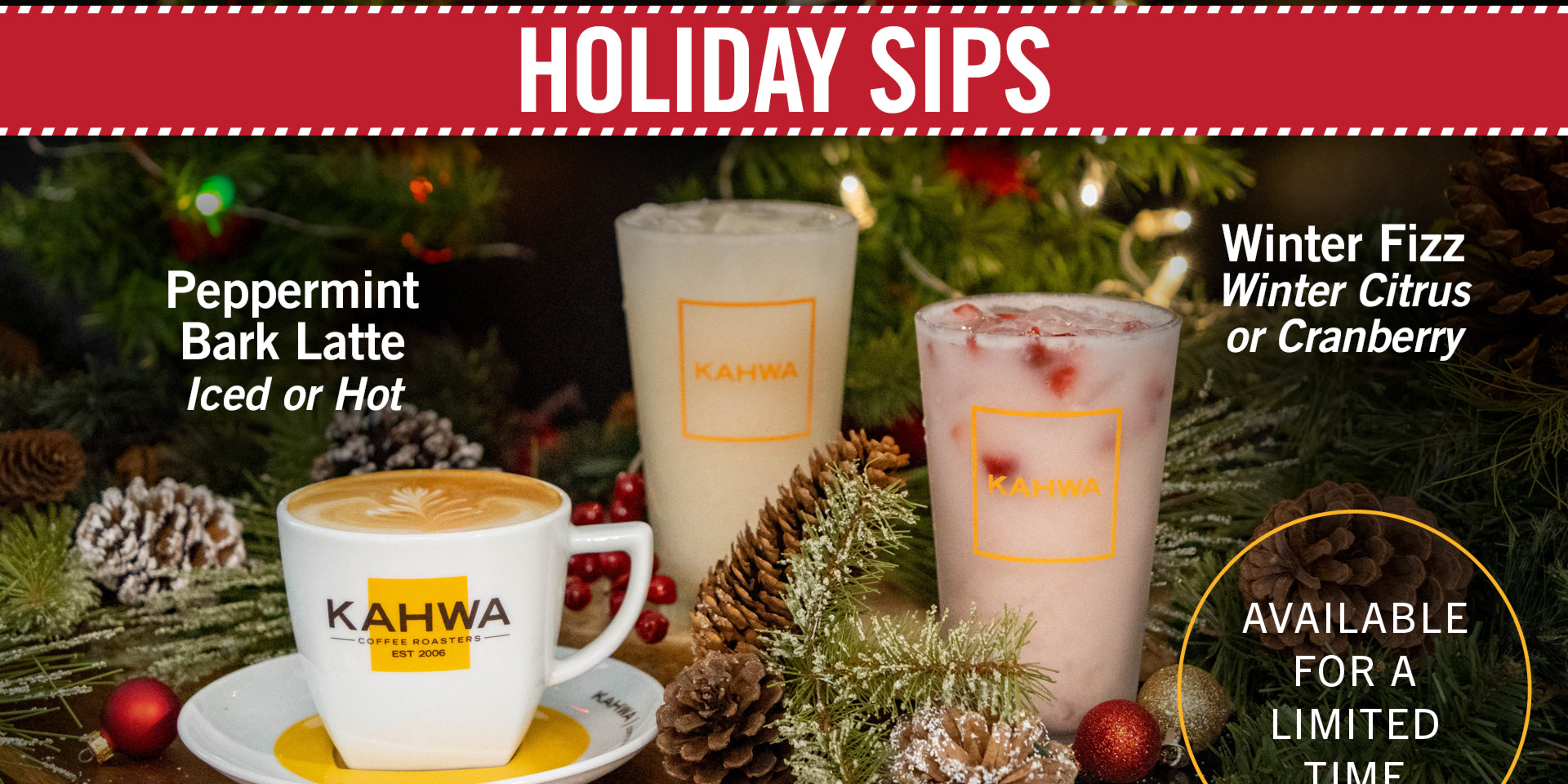 Kahwa's Holiday Sips!