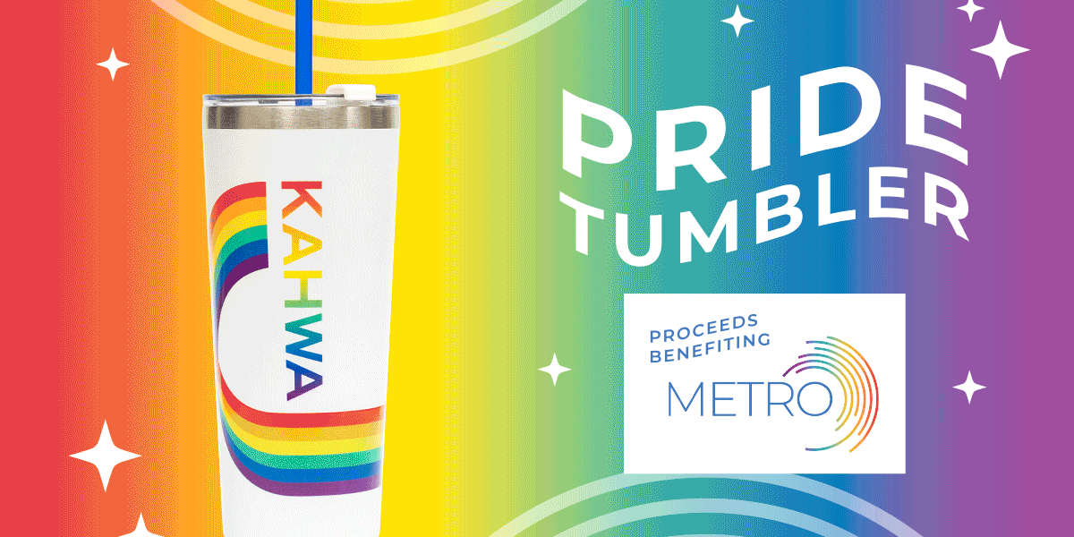 Kahwa Supports PRIDE With a New Tumbler