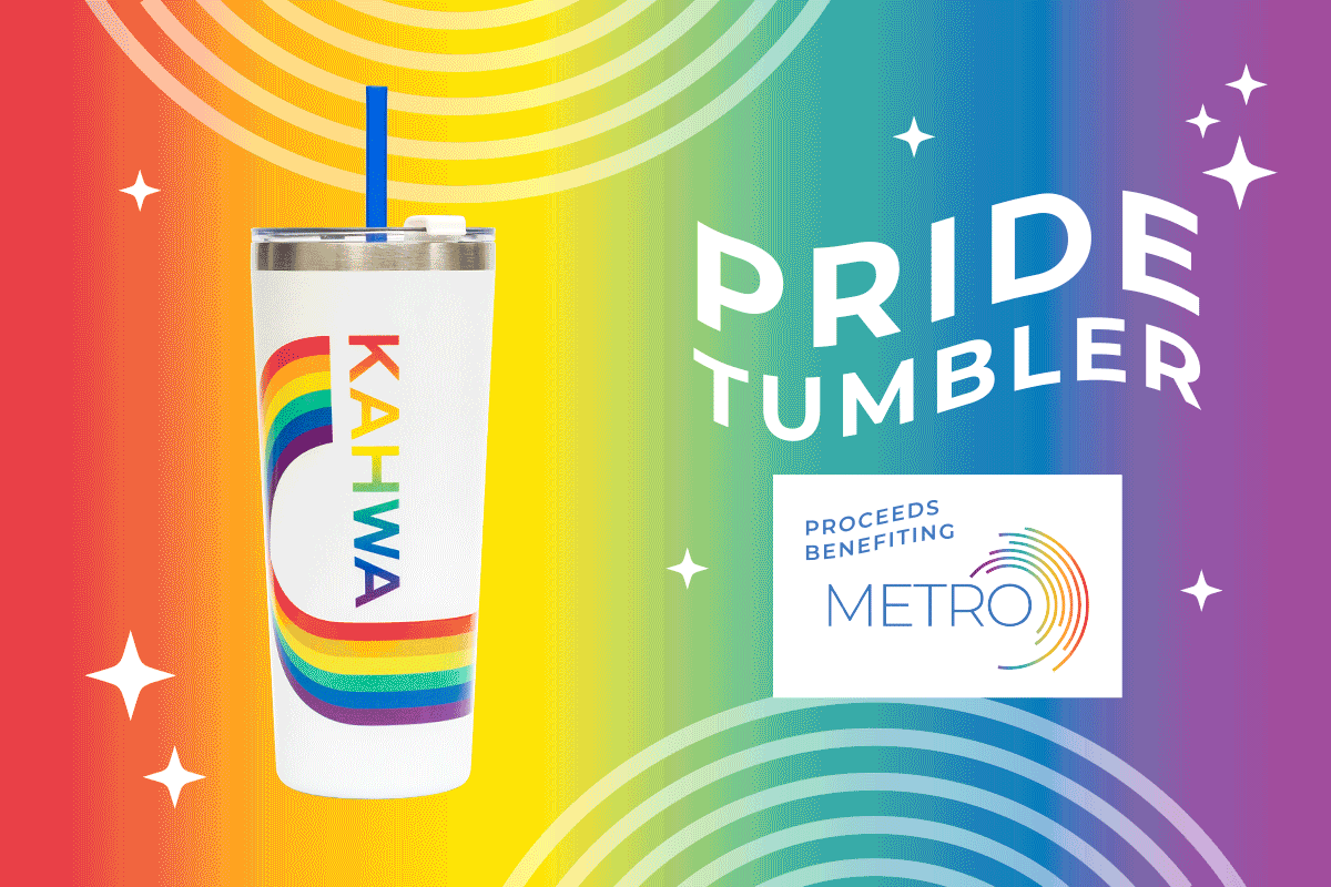 Kahwa Supports PRIDE With a New Tumbler