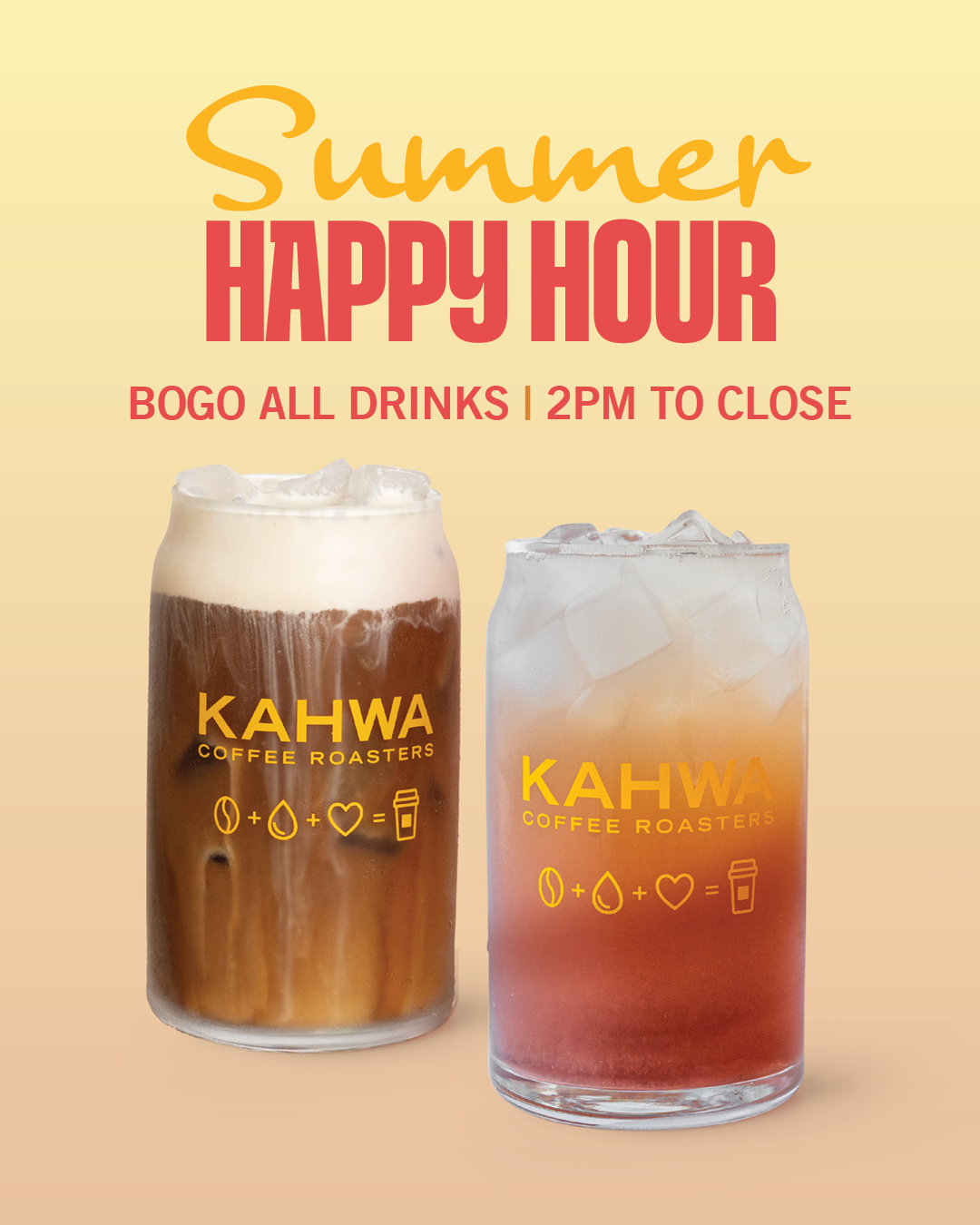 Summer Happy Hour + NEW Sunset Spritz