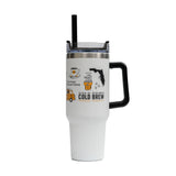 40oz Kahwa Tumbler with Straw