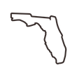 Florida state outline icon
