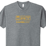 Kahwa Unisex Grey Coffee Nerd T-Shirt
