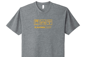Kahwa Unisex Grey Coffee Nerd T-Shirt