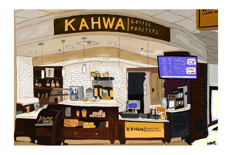 Kahwa Coffee Tampa Airport Marriott café