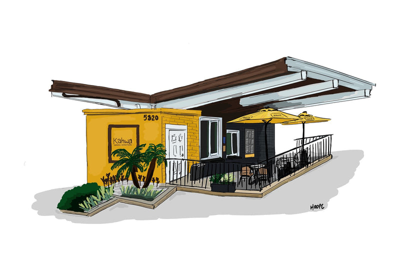 Kahwa Coffee West St. Pete café