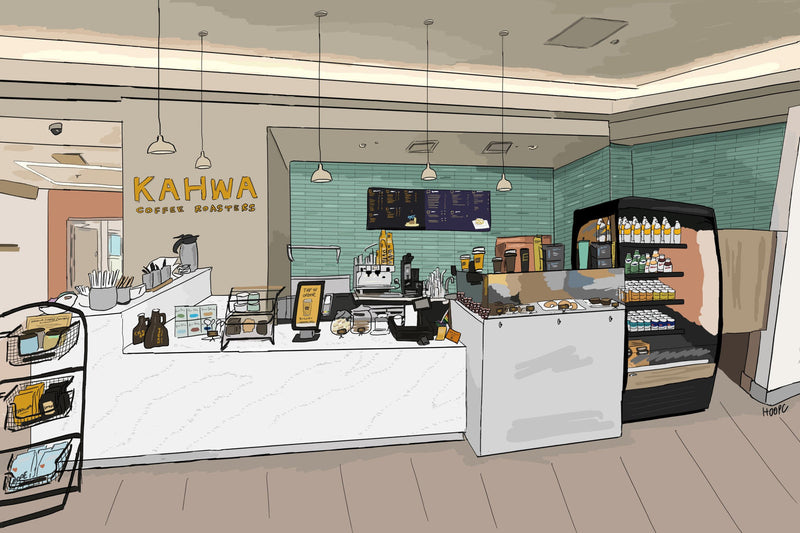 Kahwa Coffee Bayfront café